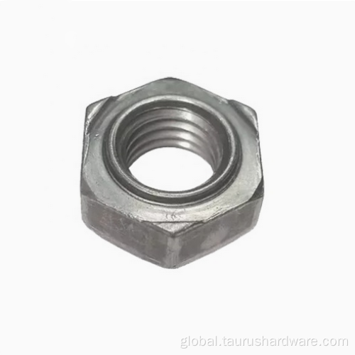 carbon steel nuts and bolts Carbon steel galvanized hexagonal welding nut Supplier